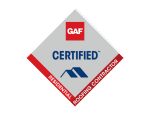 our GAF Certified Contractor emblem