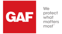 the GAF corporate logo